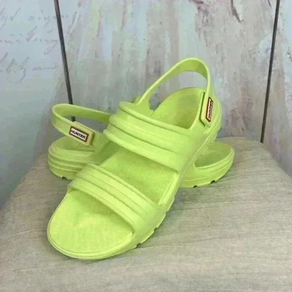 Hunter Women's Bloom Algae Foam Sandal Size US 11 UK 9W Brand New Velcro Strap - Picture 1 of 9